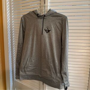 American Eagle Outfitters Charcoal Hoodie for Men